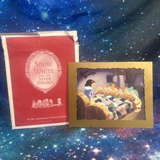 Snow White & Seven Dwarfs Lithograph Print Walt Disney Commerative collection