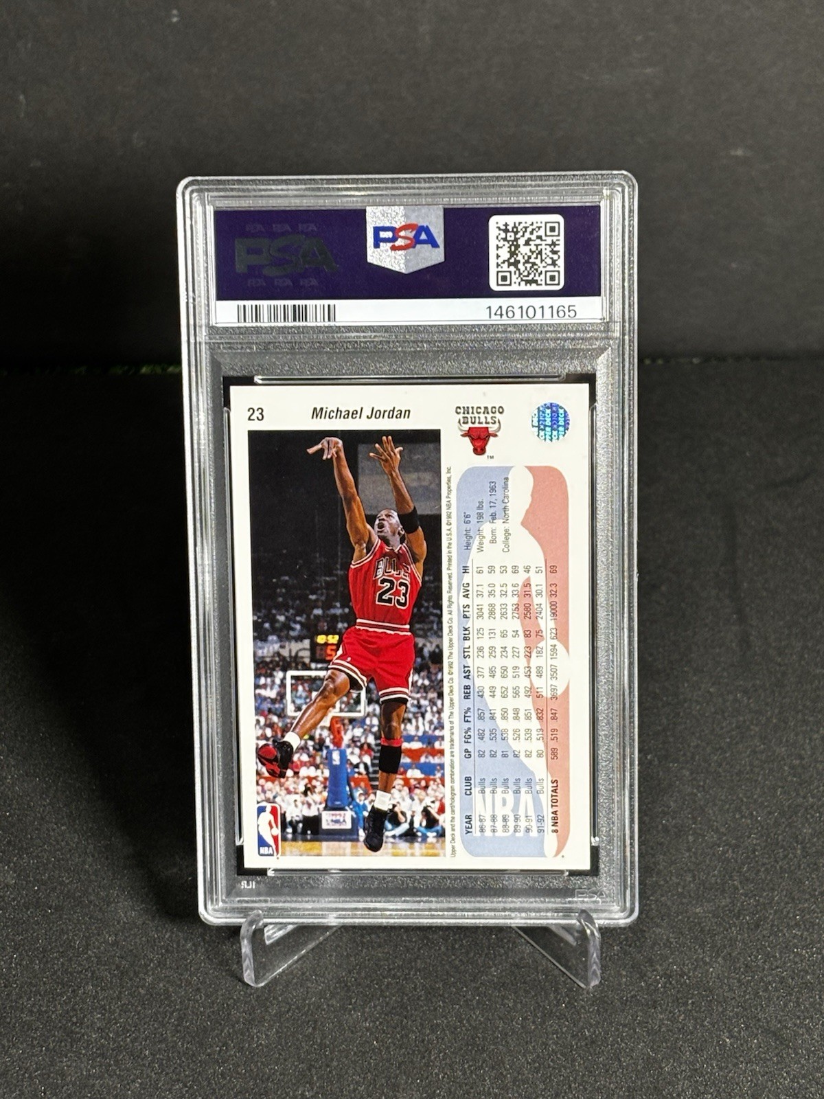 1994 Upper Deck Jordan 94-95 He'S Back Reprints 1992 Michael Jordan PSA 9💎🔥💎 view 2