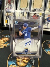 2023 Bowman Chrome Prospect Autographs Junior Marin #CPA-JMN Royals