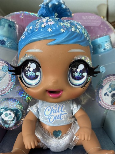 Glitter Babyz January Snowflake Baby (Blue) with 3 Magical Color ...