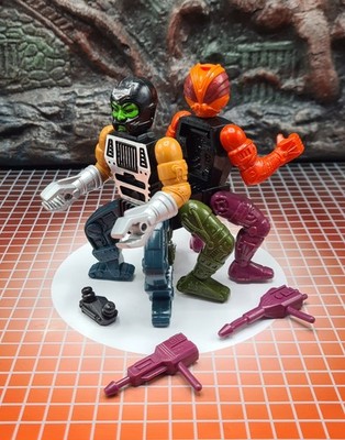 Vintage MotU Masters of the Universe Multi Bot Figur 1986 fast komplett Mattel