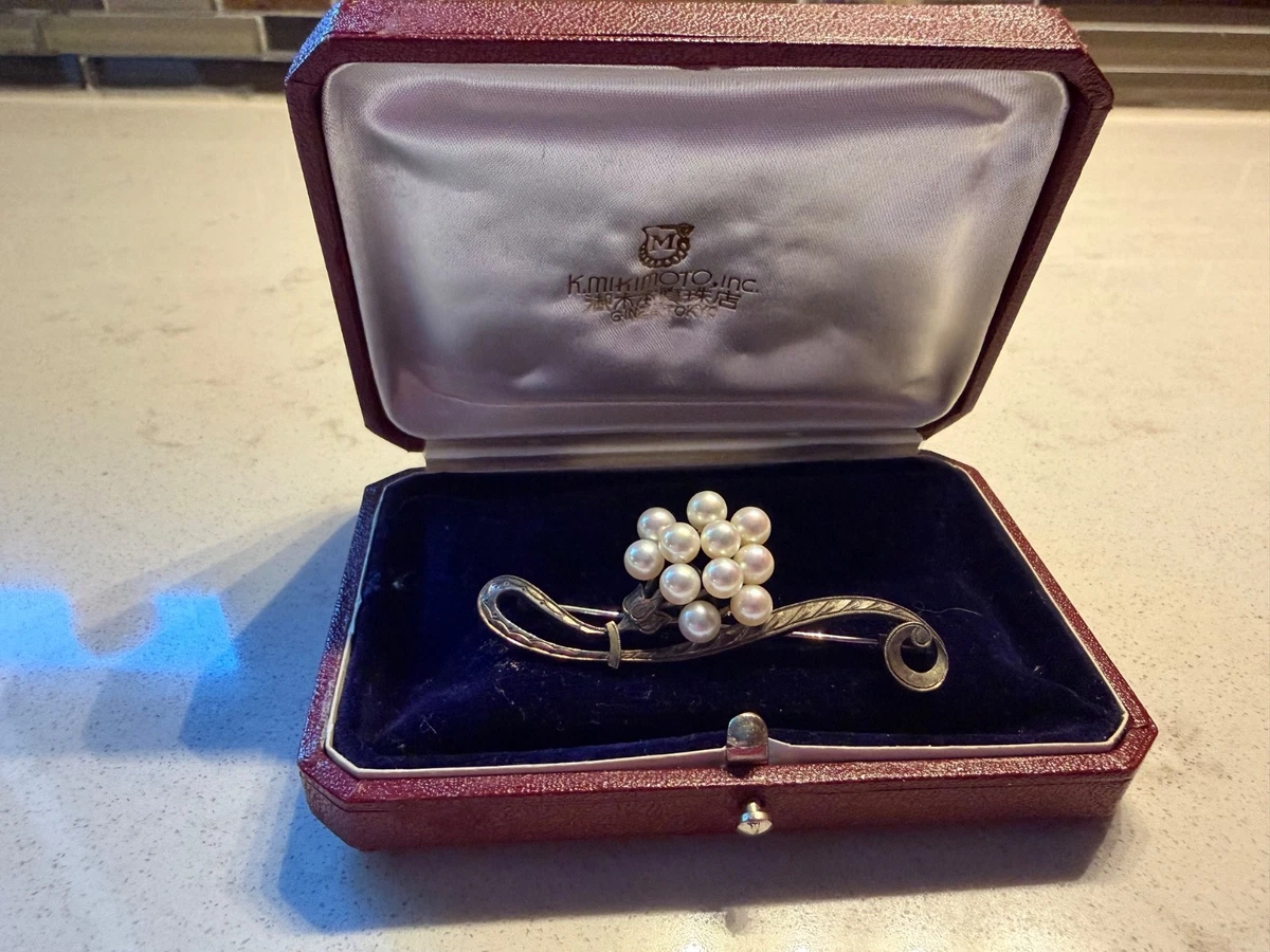 Mikimoto Pearl Sterling Silver Fine Brooches & Pins for sale | eBay