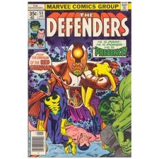 Defenders #55 - 1972 series Marvel comics Fine+ [u!
