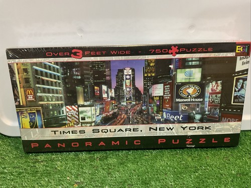 Times Square, New York über 3 Fuß breit Panorama 750 Stck. Puzzle versiegelt Neu im Karton - Bild 3 von 7