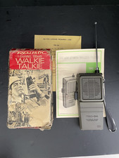Vintage Realistic TRC-84 1 Channel 27MHz CB Walkie Talkie w/ Box Manual Tested