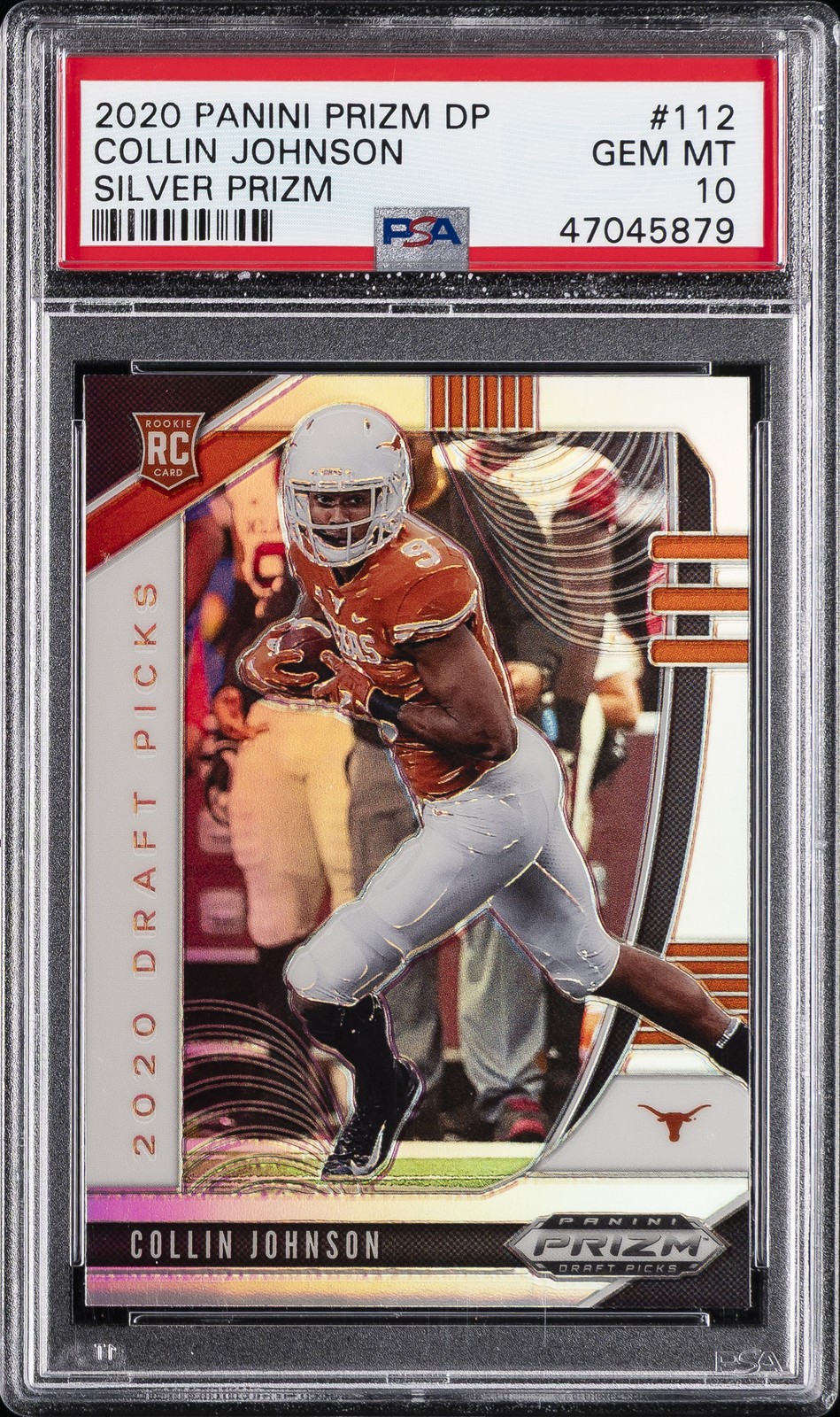 Collin Johnson Panini Prizm Draft Picks #112 Silver Prizm