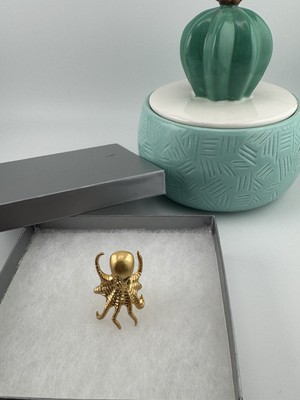 Gold Octopus Ring- Open Size 