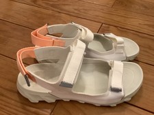 Ecco onchore Sandalen 40 Damen Weiss Klett