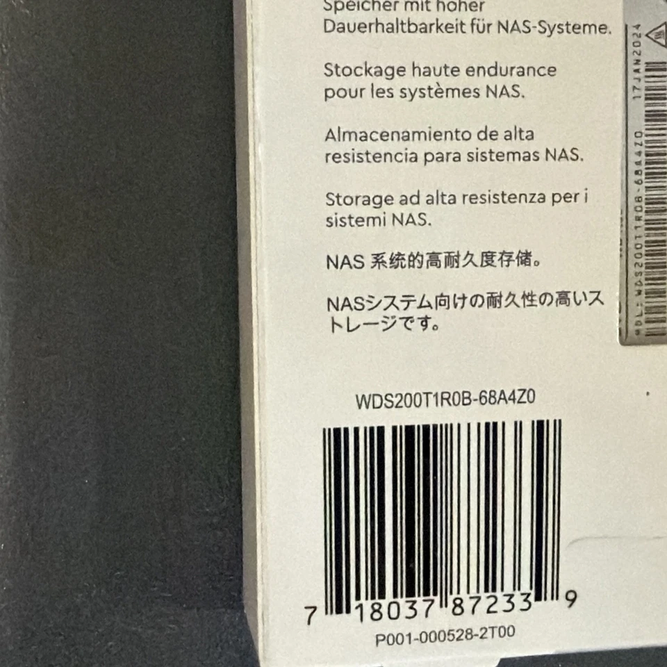 Western Digital 2TB WD Red SA500 NAS SATA SSD M.2 2280 - WDS200T1R0B-68A4Z0 - Image 3 of 3
