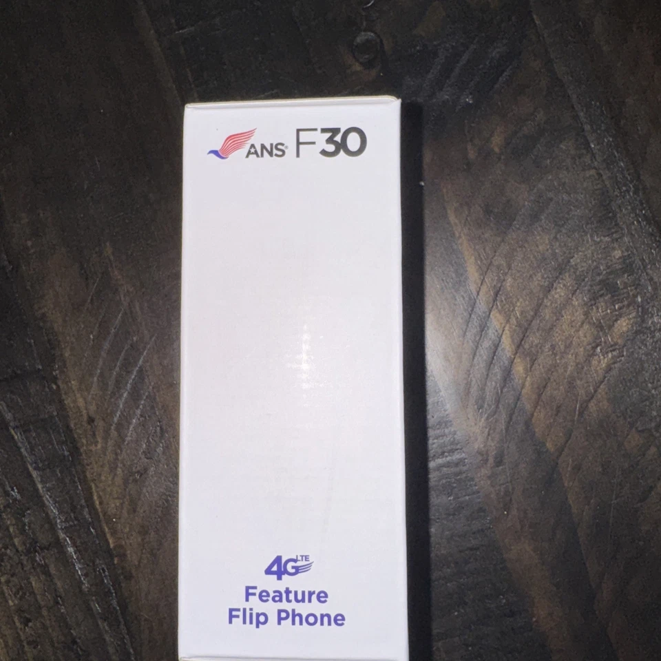ANS F30 8GB (US Cellular) 4G Flip Phone Unlocked LTE/CDMA 8GB BLACK NEW IN BOX - Image 3 of 3