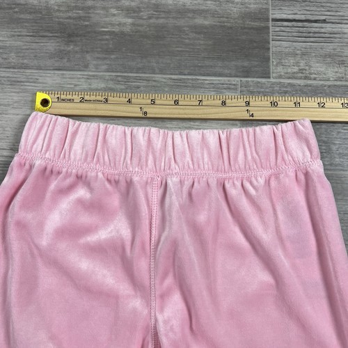 Juicy Couture Girl’s Medium Pink Cuffed Tracksuit Joggers Fleece Pants NEW - Picture 5 of 8