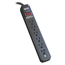 Tripp Lite Tlp615b Outlet Strip, Surge, 5-15R, 5-15P, 15 Ft., Black