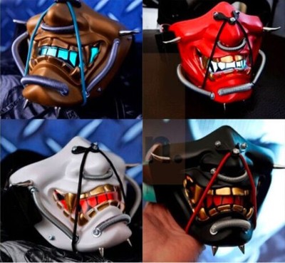 Halloween Prajna Teufel Hannya Noh Kabuki Dämon Oni Samurai Maske