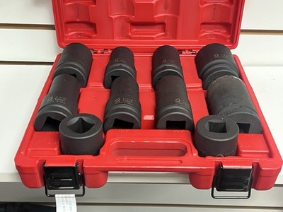 Sunex 1 In. Drive Sae & Metric Heavy Duty Wheel Impact Socket 10 Pc. 5690A