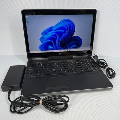 Dell Precision 7510 i7-6920HQ 15.6'' Touchscreen Windows 11 Pro Laptop 512GB SSD