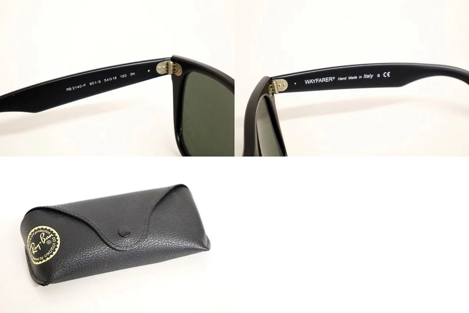 Ray-Ban WAYFARER Sunglasses RB2140F 901S Wayfarer - Image 3 of 3