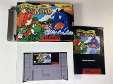 Super Mario World 2 Yoshi’s Island SNES CIB Box Manual Authentic Complete Tested
