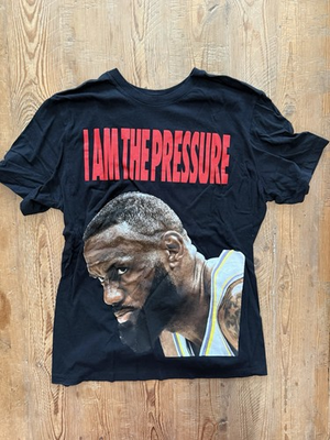 #ad Nike LeBron James #x27;I Am the Pressure#x27; Men#x27;s T Shirt Size Large $25.00