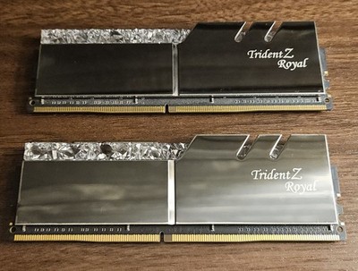 G. SKILL Trident Z Royal 32GB (2x16GB) DDR4-3200 C16 PC4-25600 F43200C16D32GTRS