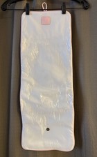 ESTEE LAUDER Hanging Travel Bag Makeup Toiletry Vinyl Pink White Detach Pouch