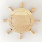 Legacy by Picnic Time Wheel Lazy Susan Cheese Board, Cheese Knifes and Spreaders