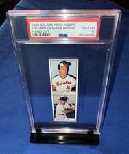 1983 Cal Ripken Jr Wade Boggs RC PSA 10 Rare POP2 Rookie RC AS Game Inserts Card