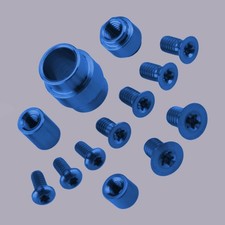Titanium Screw Set Pivot Dress Kit Fits For Spyderco Paramilitary 2 Para 2 PM2