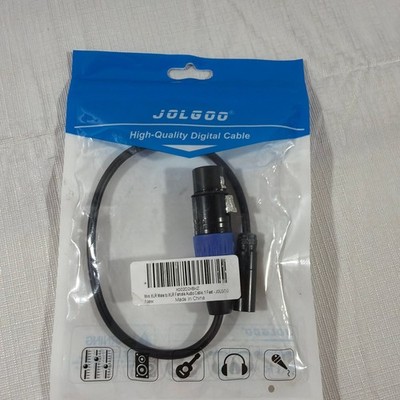 JOLGOO Mini XLR Male to XLR Female Audio Cable, 1-Foot