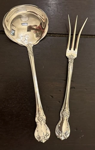 Old Master by Towle Sterling Silver Cream Ladle & Lemon Fruit Fork