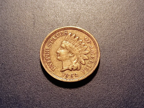 Fine 1862 Indian Head Cent