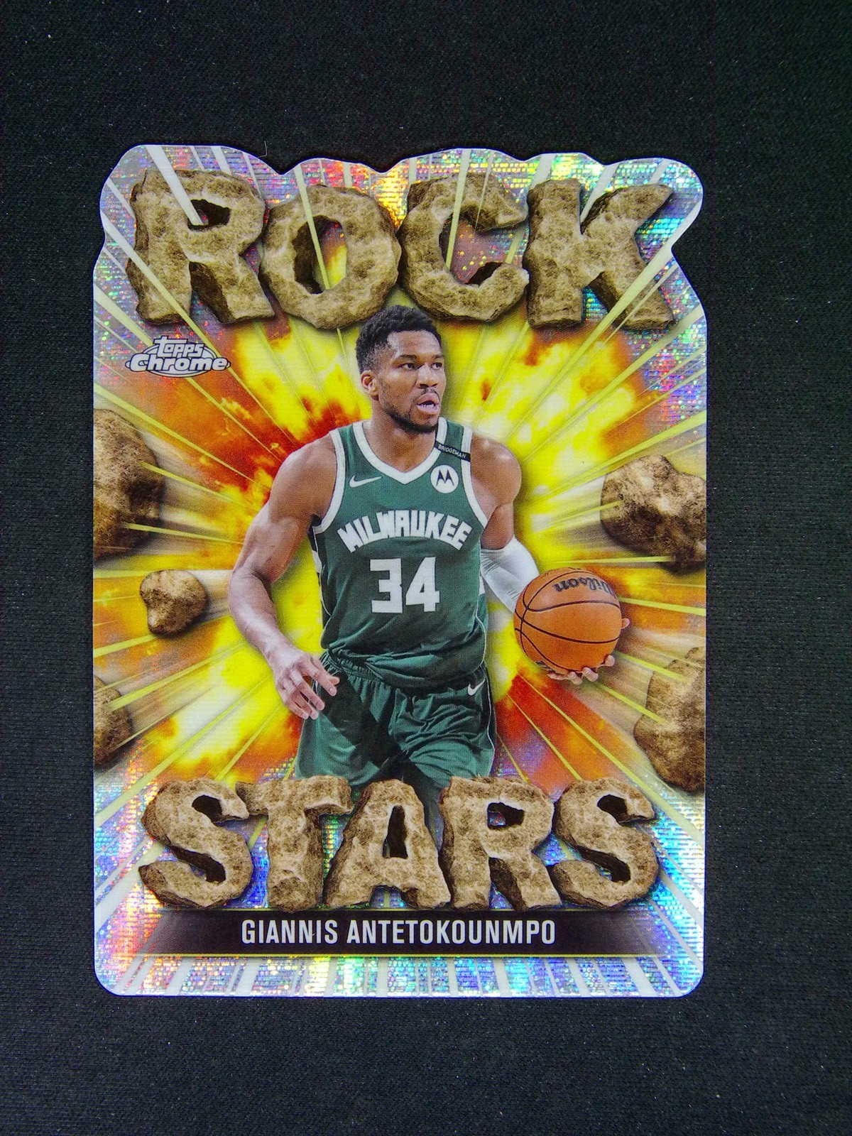 2025-26 Topps Chrome Giannis Antetokounmpo Rock Stars Case Hit SSP
