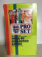 1990-91 Pro Set Soccer Collector Cards factory sealed box- NEW Football