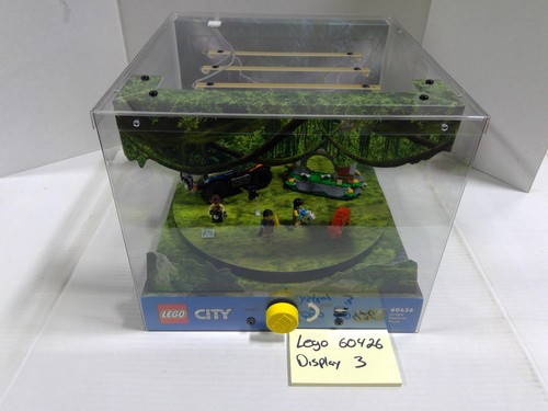 LEGO City 60426 Jungle Explorer Truck Lighted Display Case Clear Plastic