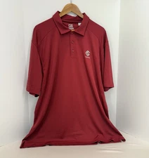 University Of South Carolina Cutter & Buck Polo Maroon Sz 2XL