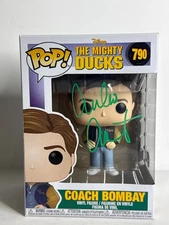 Emilio Estevez Signed The Mighty Ducks Funko #790 Coach Bombay BAS WU03262