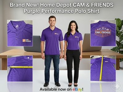 #ad The Home Depot Cam amp; Friends Employee Uniform Polo Shirt sz Pick a Size $17.50