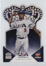 2015 Panini USA Baseball Crown Royale Silver 37/99 Anfernee Grier #6 3n3