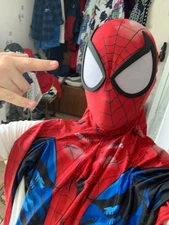 Ultimate Spider-Man Cos Jumpsuit Spiderman Costume Adult Kids Cosplay Halloween
