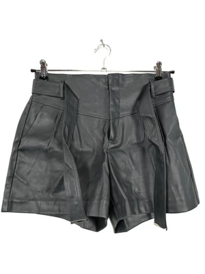 MORGAN Short moulant Dames Pantalon court T EU 38 noir style décontracté - Photo 1/4