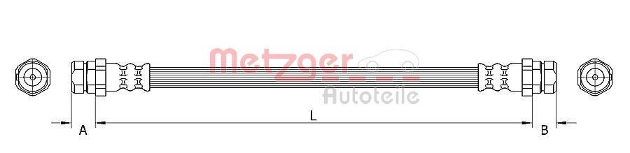 Fits METZGER 4110634 BRAKE JOSE