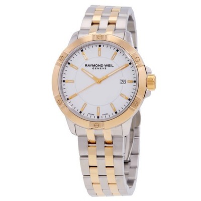 Raymond Weil Tango Quartz White Dial Men's Watch 8160-STP-30041