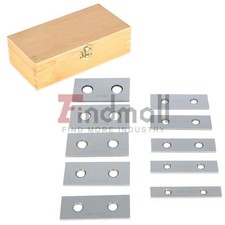 10 Pack 1/8 x 3" Precision Parallel Set Hardened Steel In Case Steel New