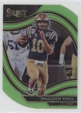 2020 Panini Select Field Level Neon Green Prizm Die-Cut Malcolm Perry #399 a0s