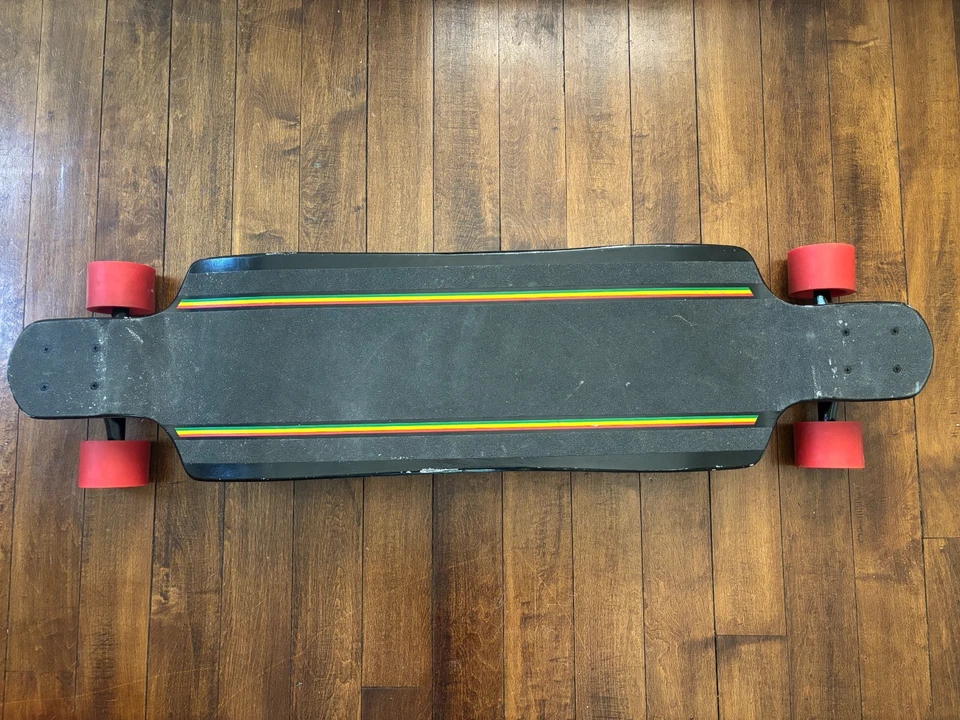 Longboard Santa Cruz Rasta Stripe Drop Through (39-3/4 pulgadas) Longitud) Foto 3 de 4