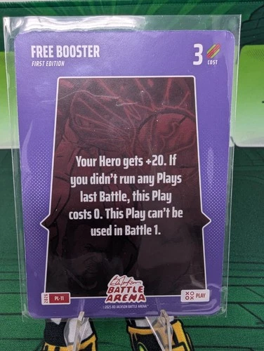Bo Jackson Battle Arena 2026 Play Free Booster PL-11 SP 1st Edition