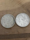 1882 Philadelphia and 1896 Philadelphia Morgan Silver Dollars Lot of 2