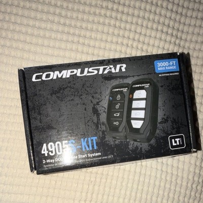 Compustar CS4905S-KIT 2 Way Remote Start Kit System - Black