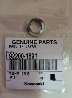 #ad 1987 Kawasaki KLR650 is genuine Kawasaki OEM washer measuring 10.2x18.4x1.8mm. $19.99