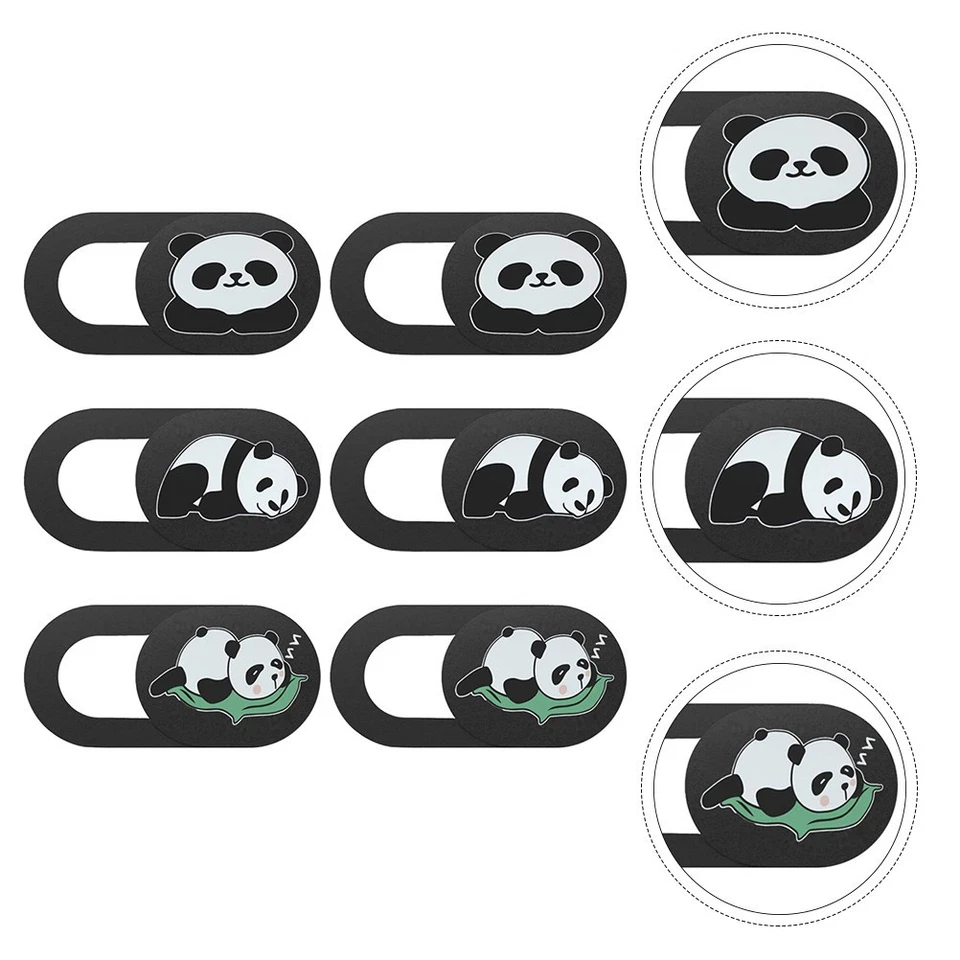 6 PCS Universal Webcam Cover Camera Protective Slide for Tablet Computer
