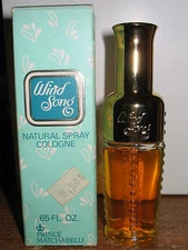***RETRO*** WIND SONG NATURAL SPRAY COLOGNE .65 FL OZ  PERFUME RARE VINTAGE BOX 